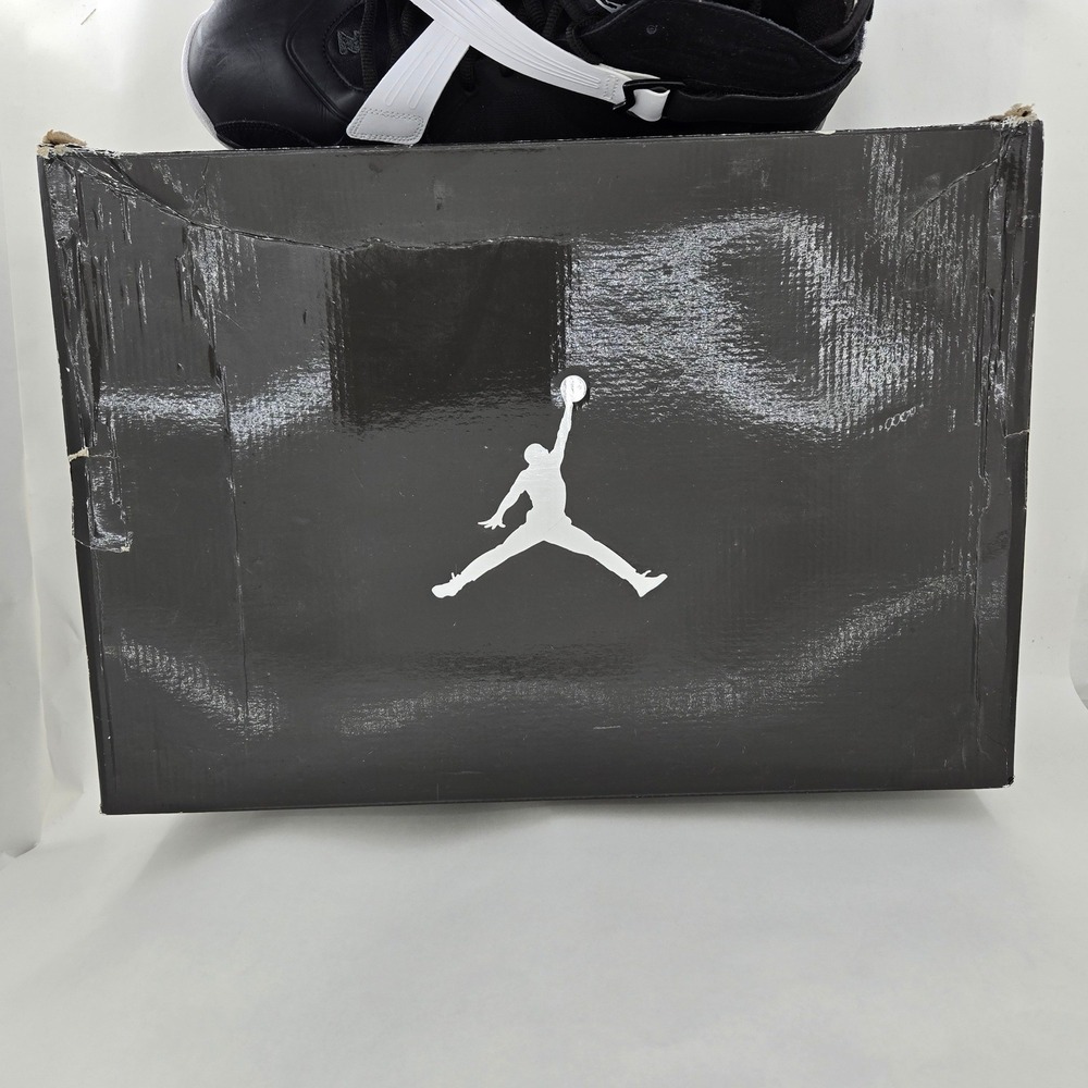 Jordan Air Jordan 8.0 Black Dark Charcoal White Mens 14 Sneakers 467807-001 - Picture 15 of 16